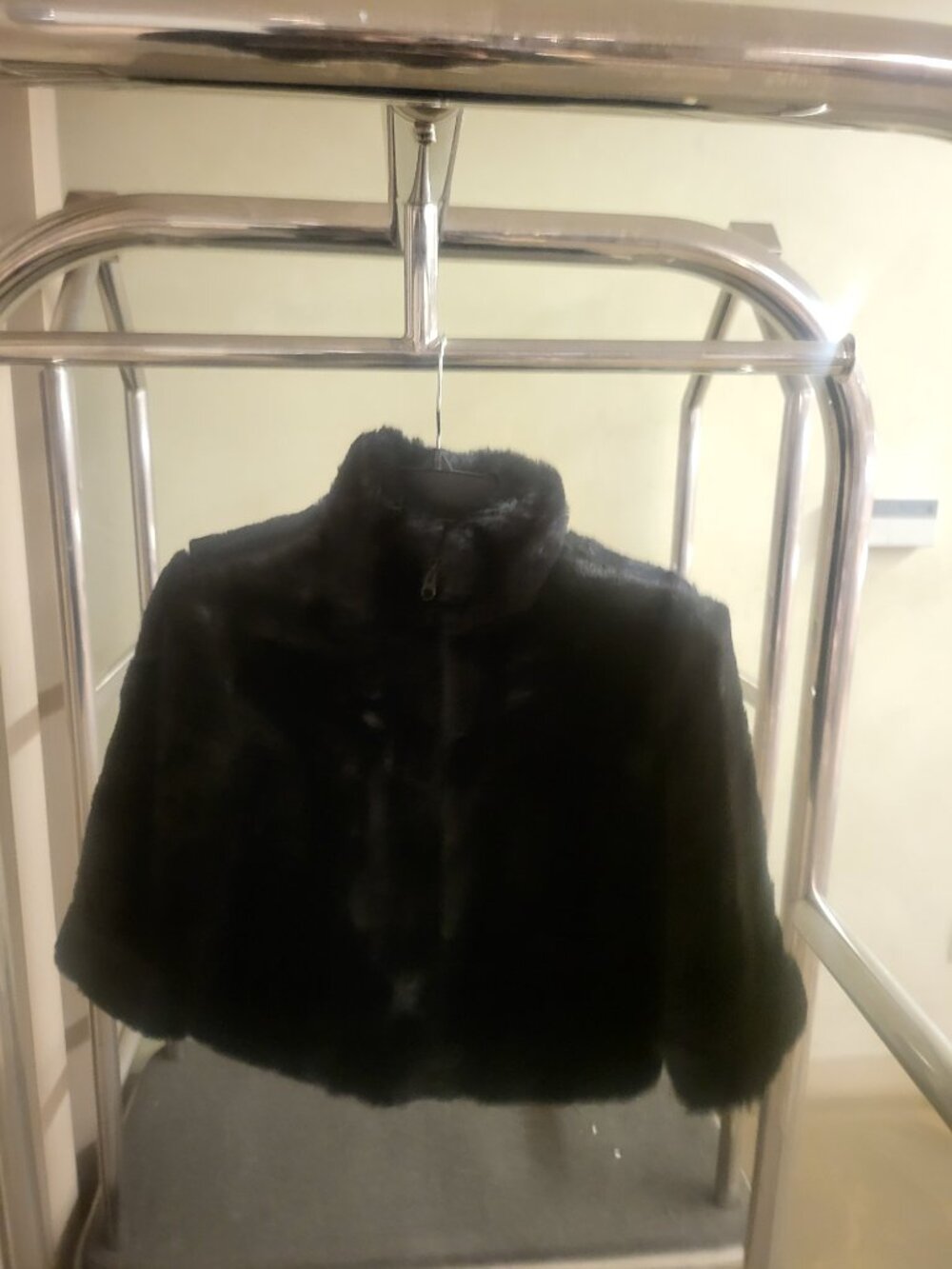 Vintage Little Girls Gap Fur Jacket - Picture 4 of 15